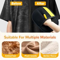 Gants électrostatiques OEM ODM pour l'élimination des poils d'animaux, lavables et réutilisables, pour chiens et chats, pour le nettoyage des meubles, des draps, des canapés et des vêtements