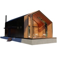 Maison modulaire préfabriquée triangulaire à deux chambres 2024, maison mobile prête à l'emploi, maison préfabriquée en conteneur à vendre