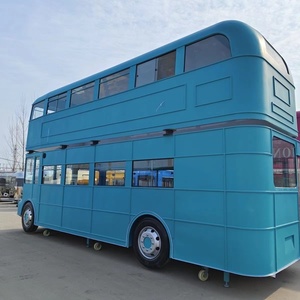 Camion de nourriture de rue en plein air de nouvelle forme au design unique Grande voiture-restaurant de <span class=keywords><strong>bus</strong></span> Meilleure vente de camion de nourriture de crème glacée en Amérique - Product Image 3