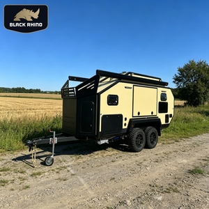 Caravana Todoterreno, Remolque de Viaje con Baño, Eje Doble, Capacidad para 6 Personas - Product Image 1