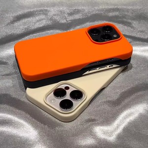 Coque de téléphone compatible avec iPhone 17 Pro MAX, silicone mat semi-enveloppant, couleur unie, ultra-fine, antichoc - Product Image 1