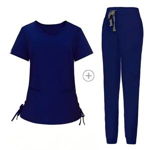 Uniforme d'hôpital extensible anti-froissement, frais pour les vêtements de travail, ensemble et vêtements de travail de salon - Product Image 3