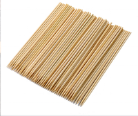 Brochettes jetables en bambou avec logo personnalisé, longues, pour nettoyage alimentaire, barbecue, cuisson, fruits, résistantes à la chaleur, soudées, pour le camping