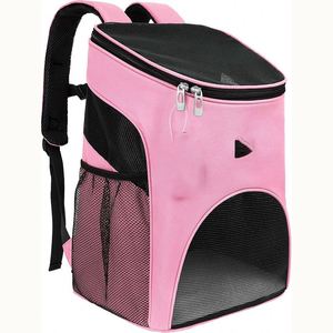 Muestra gratuita de transportín para gatos con tarjeta de identificación, transportín para gatos aprobado por la TSA de 18X11X11 para 2 gatos debajo del asiento, transportín plegable de lados suaves - Product Image 1