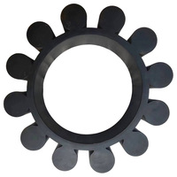 Plaquette en caoutchouc de type TEBAK YOX, disque élastique de couplage fluide YOX340, bloc élastique flexible pour coupleur hydraulique