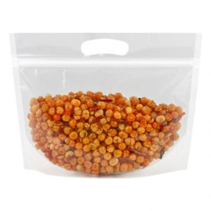 Sacs à fermeture éclair givrés personnalisés avec logo, plusieurs tailles, fond plat, sachets en plastique refermables, emballages pour snacks, pack promotionnel - Product Image 2
