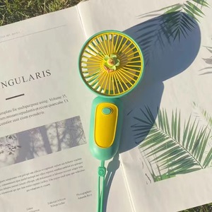 Ventilador de escritorio creativo para exteriores, ventilador portátil con carga <span class=keywords><strong>USB</strong></span>, Mini ventilador de mano, ventilador de bolsillo recargable de mano de Hada de las flores - Product Image 3