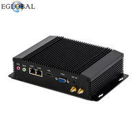 Mini PC Industrial Eglobal Nuevo con Intel Pentium N3520/Celeron N2920, Sin Ventilador, con SIM+2LAN+GPIO+2COM+6USB, RAM DDR3, Computadora Compacta
