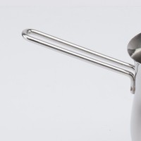 Cafetière turque classique à 2 tasses, fabrication italienne, métal, acier inoxydable AISI 304 18/10, écologique, compatible four et induction