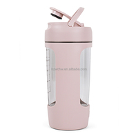 Bouteille Shaker Électrique Rechargeable USB 600ml en PS avec Mélangeur Vortex et Paille Intégrée pour Boissons – Idéale pour la Gym