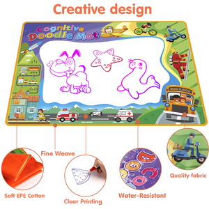 MST agua Doodle estera para niños <span class=keywords><strong>dibujo</strong></span> pintura escribiendo gran tamaño 100*70CM - Product Image 2