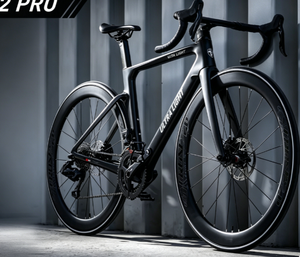 จักรยานเสือหมอบ R12 คาร์บอนเต็มคัน 24 สปีด เบรคไฮดรอลิก EDS ระบบเปลี่ยนเกียร์ไร้สาย ล้ออลูมิเนียม สำหรับการแข่งขัน - Product Image 1