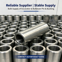 Pièces détachées complètes pour excavatrice : Goupilles, bagues, roue-guidière, pignon, patin de chenille, Goupille 45MnB, Bague 20MnB, trempées, pour achat en gros