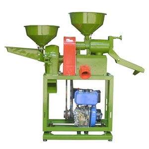 Molino de arroz combinado y molino de martillo usado en casa barato 200 kg/h gasolina o motor combinado precio económico de fábrica - Product Image 6
