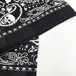 Baumwolle 21 "X 21" Quadrat Bandana Schädel-Design Head wraps Armband für Sport Running Face Cover Halloween Holiday Dekoration - Product Image 3