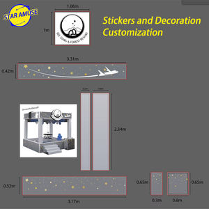 Machine à grue télécommandée pour homme réel Jouet de grande taille avec poupées pour le shopping - Product Image 5