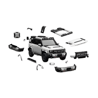 Kit de pièces de carrosserie modifiées pour SUV Jetour T2 première génération 2023 - Modèle Traveler avec aspect ciel étoilé, directement de l'usine