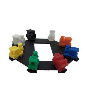 Juego de dominó doble personalizado de fábrica, juego de tren mejicano, punto de <span class=keywords><strong>color</strong></span> con caja de lata para productos de entretenimiento, 12 unidades - Product Image 4