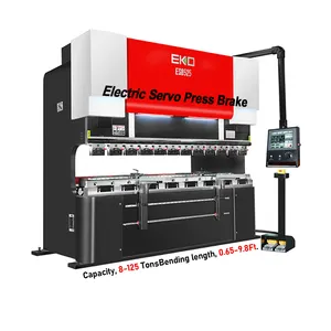 Fábrica superior en busca de distribuidor 8 a 125 toneladas CNC máquina dobladora Servo eléctrico proveedor de frenos de prensa de chapa