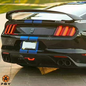 Hot R Style Carbon Fiber Rear Trunk Wing <strong>Spoiler</strong> for Ford Mustang GT350 GT500 Coupe 2-Door 2015-2020 - Product Image 3