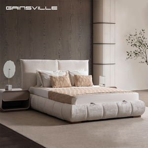Luxury Italian Style Upholstered <strong>Bed</strong> with Adjustable Headboard | Ergonomic Designer <strong>Bed</strong> for Master &amp; <strong>Guest</strong> Room - Product Image 1