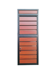 Grande boîte <span class=keywords><strong>aux</strong></span> <span class=keywords><strong>lettres</strong></span> de jardin allemande, boîte à colis extérieure pour la maison, boîte à colis en acier galvanisé - Product Image 4