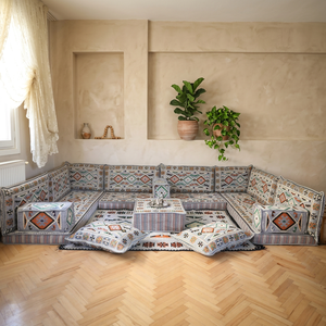 Arabic Floor Seating Arab Floor Sofa Arab Seating Floor | 19 pieces, 28 dances with sponge - Product Image 3