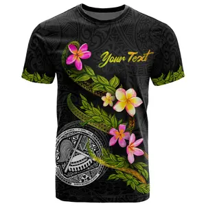 Polynesian Tribal Custom Personalised T-Shirt Polynesian Gym Fitness Men Designer Plus Size Short Sleeve Print On Demand