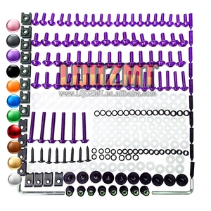 Kit de boulons de carénage en acier inoxydable pour <span class=keywords><strong>DUCATI</strong></span> 749S 999S 03-04 749R <span class=keywords><strong>999R</strong></span> 749 999 S R CC 749-999 03 04 2003 2004 Vis et écrous de carrosserie - Product Image 1