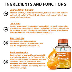 Meilleure vente de capsules liposomales de <span class=keywords><strong>vitamine</strong></span> <span class=keywords><strong>C</strong></span> 1500mg Supplément de <span class=keywords><strong>vitamine</strong></span> <span class=keywords><strong>C</strong></span> Renforcement du système nerveux Formulé pour les femmes et les hommes - Product Image 3