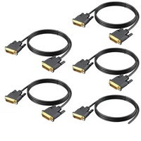 Cable Adaptador DP a DVI-D de 1.8M, 1080p, 6 Pies, Macho, 24+1 Pines, Revestimiento de PVC, Plug & Play, para Monitor, Laptop, Proyector, Reproductor de DVD, HDTV