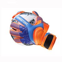 Gants de gardien de but pour enfants adultes Gants de football d'entraînement en latex épaissi
