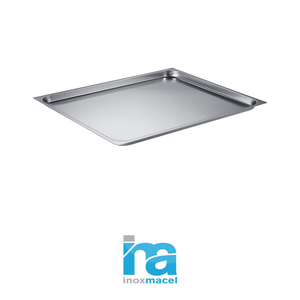 ถาดอบสแตนเลส GN 2/1 65 × 53 × 2 ซม., 2600 กรัม, ฐานแบน อิน็อกซ์ อิน็อกซ์ มาเซล - Product Image 4