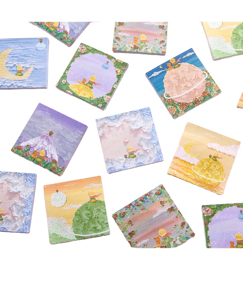 Липкие накладки для заметок, 8*8 см