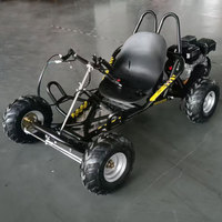 Kart à pédales miniature 196cc 4 temps pour la conduite en extérieur avec cage de sécurité