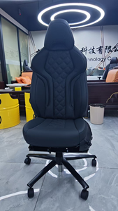 Chaise de bureau simple et luxueuse pour BMW, chaise pivotante en cuir résistant à l'usure, mobilier commercial - Product Image 2