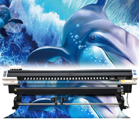 Impresora Digital de 1.6m 1.8m I3200 Xp600 con Cabezal de Impresión Plotter de Formato Grande para Lona, Vinilo, Pancartas, Pósteres, Impresora de Inyección de Tinta con Tinta Eco Solvente