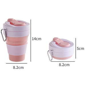 ขวดน้ำแนวสปอร์ตพับได้ทำจากพลาสติกซิลิโคนขนาด11.85ออนซ์/350มล. พร้อมหลอดสำหรับกิจกรรมกลางแจ้ง - Product Image 3