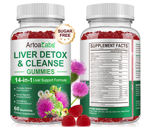 ArtoaLabs susu organik Thistle Liver Detox membersihkan Gummies ekstrak Herbal suplemen untuk pertahanan kekebalan tubuh - Product Image 2