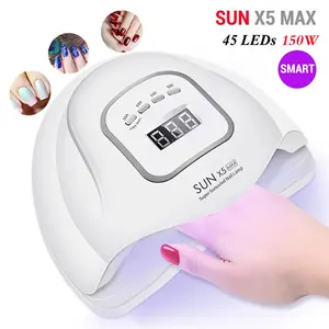 Professional Sun X5 Max Uv Lamp Flash Cure Nail Table Gel Polish Dryer Machine Nails Uv Led Nail Lamp