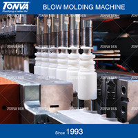 Machine de moulage par soufflage de bouteilles de pilules en plastique HDPE 100cc