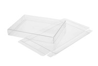 Étui de protection transparent en PVC PET sans acide pour jeux Nintendo, en plastique vinyle transparent pour N64 SNES