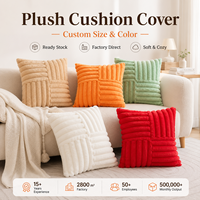 Housse de coussin sur mesure pour salon et chambre, housse de coussin de dossier de canapé