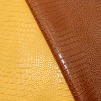 Cuir PVC gaufré effet crocodile 1,3 mm pour la fabrication de sacs à main, bagages, boîtes à bijoux, matériaux d'emballage décoratifs, ceintures