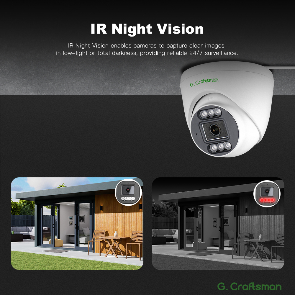 GR-RFI-M5V 5MP IP66 Indoor Outdoor CCTV IP POE Security Dome Camera with Audio Microphone Cheaper Price Very Good Night Vision · image 3