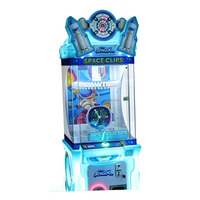 Machine à pinces à 48 pinces, coque rotomoulée, machine d'arcade, machine à pinces à deuxième chance, distributeur de capsules de jouets, à monnayeur