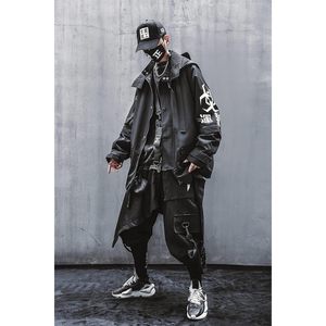 Chaqueta Cortavientos con Cremallera FOXA Niepce Inc, Estilo Urbano Japonés para Hombre, Diseño con Capucha de PU, Resistente al Viento, Sin Relleno, para Otoño - Product Image 4