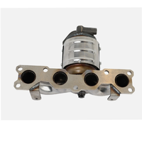 Collecteur d'échappement avec catalyseur pour Hyundai Santa Fe Sport Kia Sorento 2.4L 2013-2016 OE 28510-2G400 Ajustement direct Sans voyant d'avertissement (CEL)