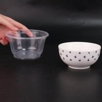 Wegwerp Pla Ronde Container Doos Salade Afhaalschaal Fruit En Groente