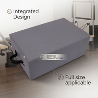 Boîte carrée pour Pilates Reformer OEM ODM sous marque privée 62,5 cm certifiée BSCI, logo personnalisé, commande en gros pour studios, clubs et salles de sport
